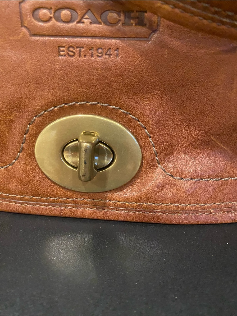 Coach 65th Anniversary Legacy Bag in Chestnut Brown - Picture 10 of 12